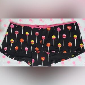 New RARE Vintage Victoria's Secret PINK boyshort Panty Y2K pink panties lollipop